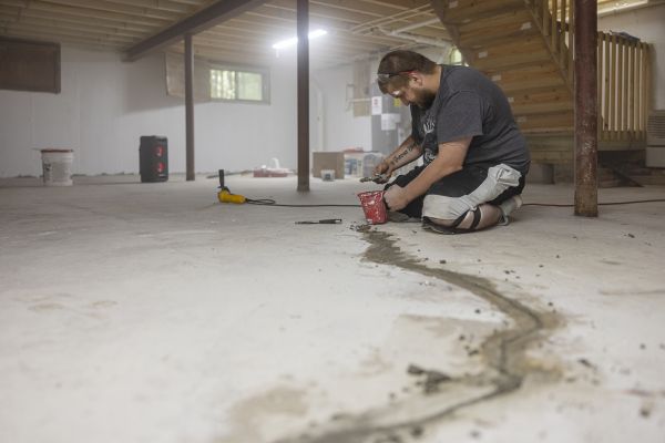 Concrete Floor Repair in Windsor